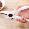 Nut Opener Reusable Stainless Steel Walnut Cracker Kitchen Gadget Tool for Walnut Chestnut Nut Cracker with Safety Lock