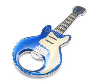 Metal Magnetic Suction Beer Guitar Bottle Opener Refrigerator Sticker