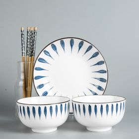 Ceramic Japanese Style Set Household Gift (Option: Chiba)