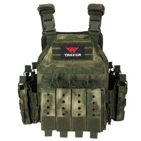 Quick Dismantling Tactical Vest Outdoor Military Fan CS Protective Equipment 6094 Combat Tactical Vest Camouflage Suit (Option: Ruins camouflage)