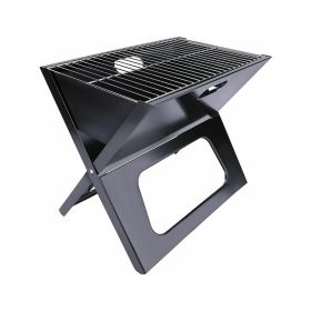 Mini Tabletop Camping Portable Grill Charcoal Barbecue Grill (Color: Black, size: 20 In)