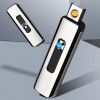 2pcs USB Rechargeable Lighter; Flameless Electronic Lighter; Cool Gift For Smokers