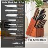 Daily Necessities Kitchen Knife Set Stainless Steel Knife Block Set